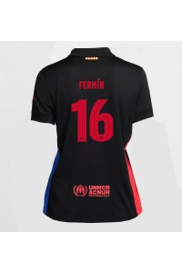 Barcelona Fermin Lopez #16 Voetbaltruitje Uit tenue Dames 2024-25 Korte Mouw